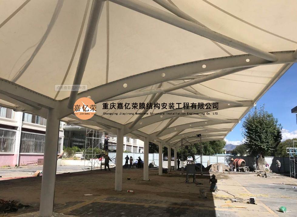 膜結(jié)構(gòu)充電樁的框架確定