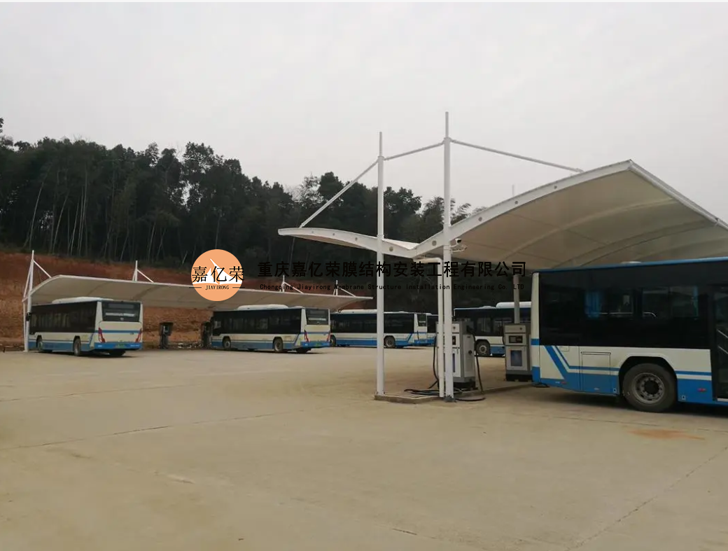 公交車站膜結(jié)構(gòu)棚
